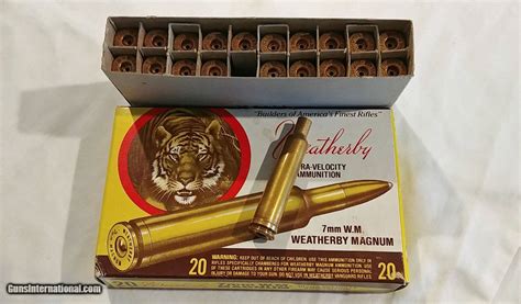 Weatherby 7mm Weatherby Magnum Unprimed Brass New Old Stock