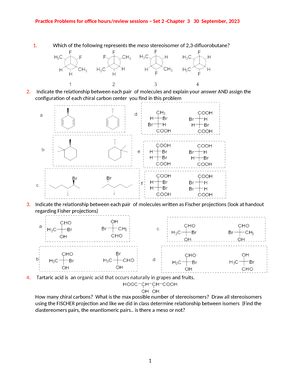 Practice Problems Set Ch Practice Problems For Office Hours Review