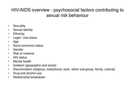 Ppt A European Methodological Model Of Hiv Prevention In Men Who Have Sex With Men Msm
