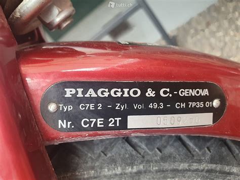 Piaggio Ciao Mofa Original Nur 3 440 Km Canton Zurich Tutti Ch