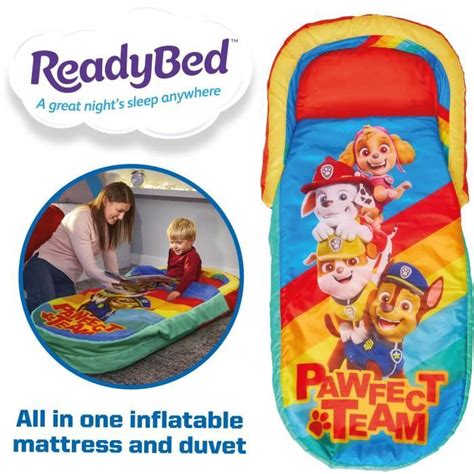 La Pat Patrouille Mon Tout Premier Readybed Lit Gonflable Pour