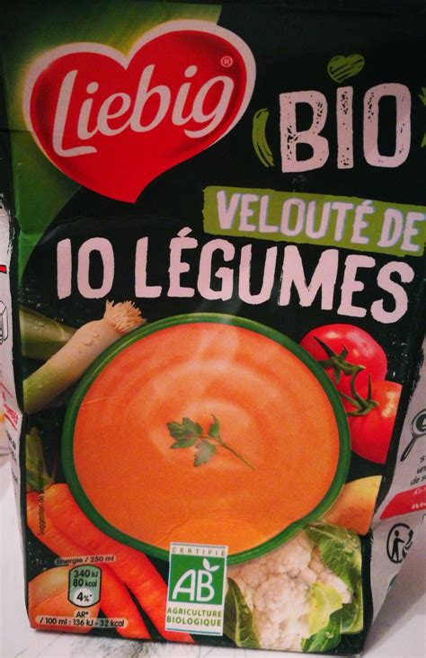 velouté de 10 légumes 1l Ean 112302546 Veloutés de légumes