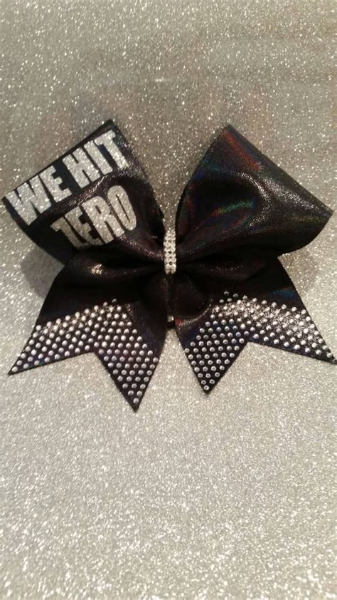 Cheer Bow We Hit Zero By BigBowsPointedToes On Etsy