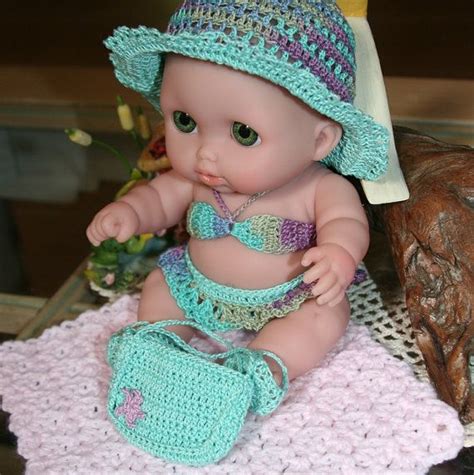 Pdf Pattern Crochet Inch Ltl Lil Cutesies Berenguer Doll Thread