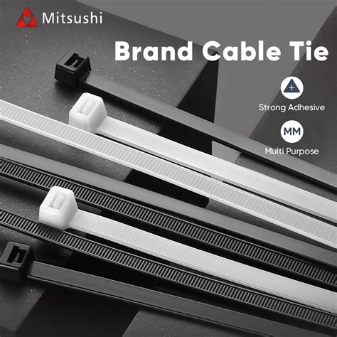 Mitsushi Pcs Multipurpose Nylon Cable Tie Self Locking Zip Ties