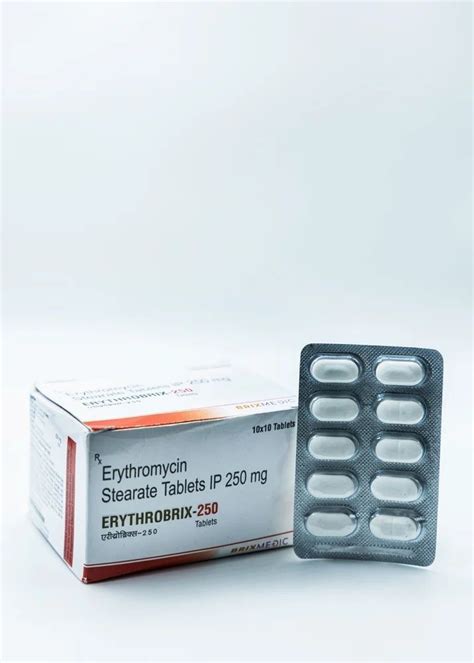 Erythromycin Tablets 250 Mg At Rs 56 60 Box Parel Mumbai ID