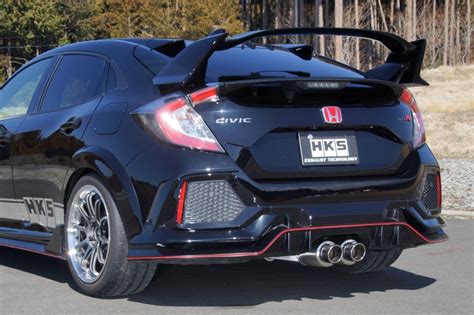 Hks Hi Power Spec L Exhaust 2017 Honda Civic Type R Fk8 Art Of Attack Parts