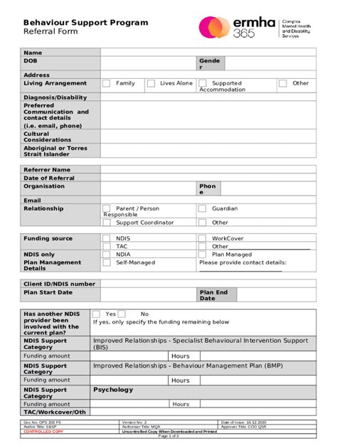 Pop Up Community Mental Health Service Referral Doc Template PdfFiller