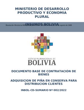 Ministerio De Desarrollo Productivo Y Economia Plural Doc Template