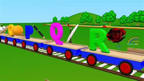 An Alphabet Train Learning Alphabets For Kids Abc Train Youtube