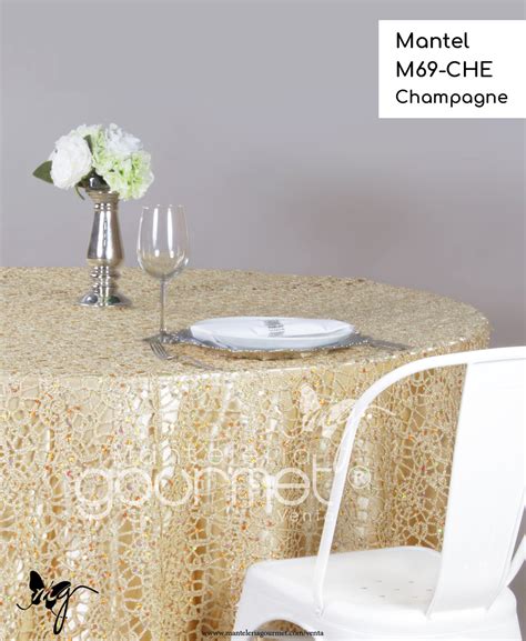 Mantel M69 CHE Champagne Mantelería Gourmet