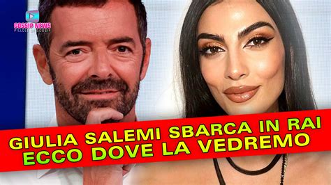 Giulia Salemi Sbarca In Rai Ecco Dove La Vedremo Gossip News