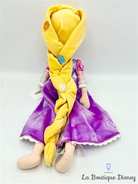 Poup E Chiffon Raiponce Disney Store Peluche Princesse Robe