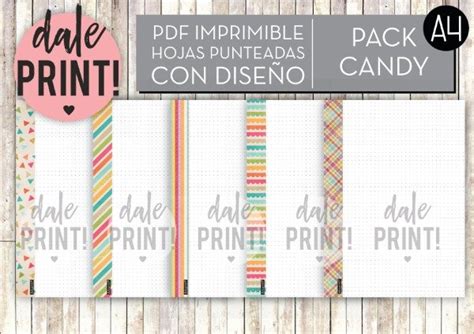 Hojas punteadas c diseño imprimible Dale Print