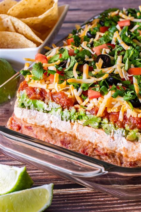 Seven Layer Dip Is The Ultimate Party Food With Delicious Layers Of