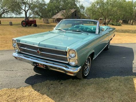 1966 Ford Fairlane XL Convertible 20320 Miles Medium Turquoise Metallic