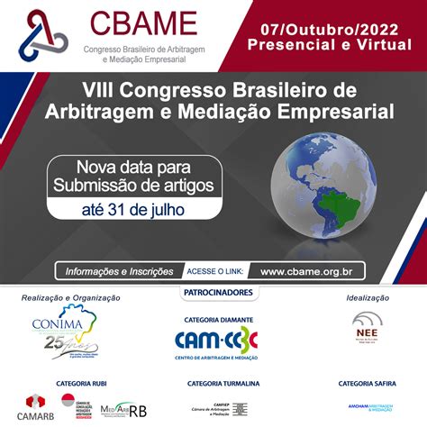 Viii Congresso Brasileiro De Arbitragem E Media O Empresarial Conima