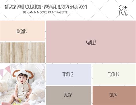 Baby Girl Nursery Color Palette Sherwin Williams Interior India