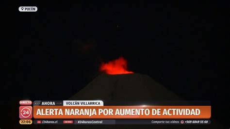 Alerta Naranja Por Actividad En Volc N Villarrica Minuto Neuquen