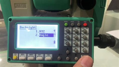 Station Setup And Back Sight In Ruide RQS Total Station YouTube