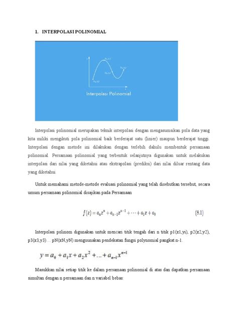 Annisa 083 Interpolasi Polinomial Pdf