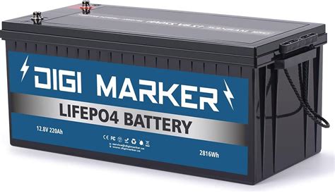 Amazon Digi Marker V Ah Lifepo Lithium Iron Phosphate