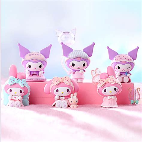 My Melody And Kuromi Sweetheart Pajamas Series Opened Box Blind Box Empire