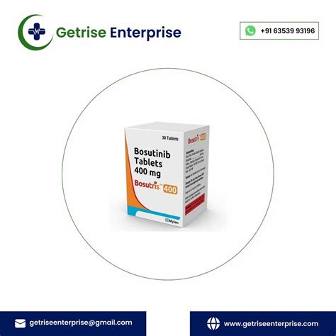 Bosutinib Bosutris Mg Tablet At Rs Box Bosulif In Surat Id