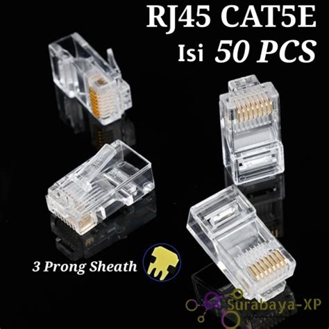 Jual Konektor Rj Nyk Cat E Jack Connector Rj Cat E Isi Pcs