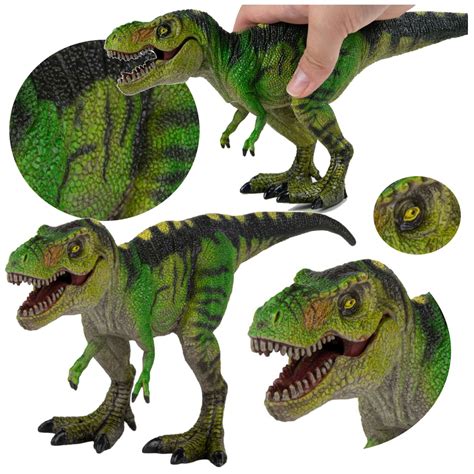 Dinozaur T rex Tyranozaur Figurka Duża Ruchoma Szczęka 27 Cm Humbi pl