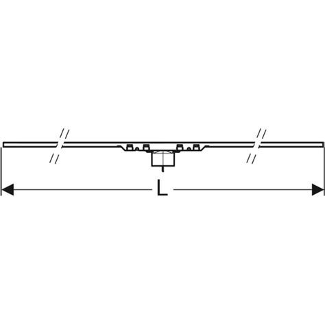 Canaletta Per Doccia A Pavimento Geberit CleanLine50 Dati Tecnici E