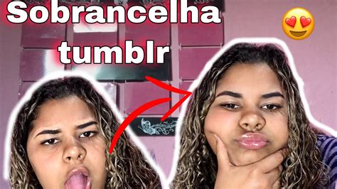 COMO PREENCHO MINHA SOBRANCELHA YouTube