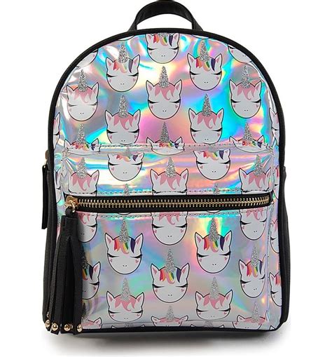 Omg Accessories Omg Mini Hologram Glitter Unicorn Backpack Nordstrom