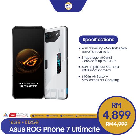 Asus Rog Phone Ultimate Gb Gb Gaming Smartphone Original