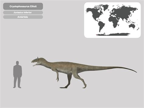 Perfil Cryolophosaurus Ellioti By Paleohistoric On Deviantart