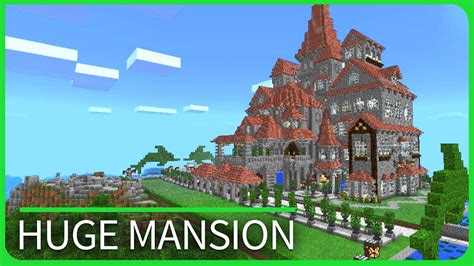 Minecraft Pe Maps Huge Mansion Tour With Download Ios And Android