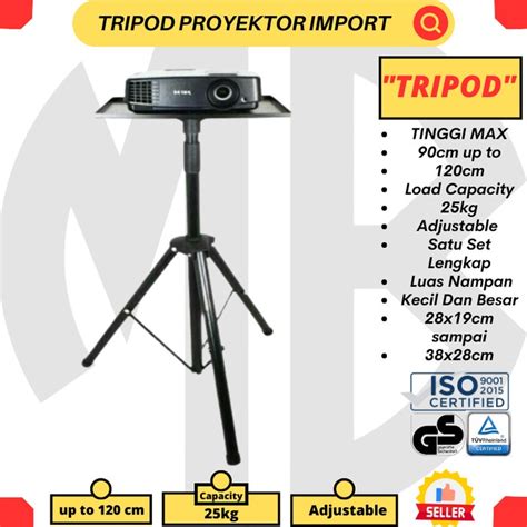 Jual STANDING TRIPOD PROYEKTOR INFOKUS STAND MEJA PROYEKTOR UNIVERSAL