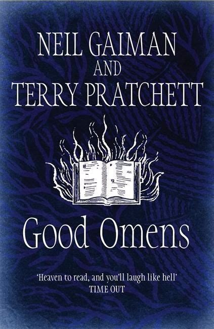 Good Omens Book Cover Book Humor Neil Gaiman Terry Pratchett