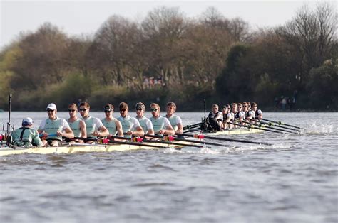 Boat Race 2015 Oxford V Cambridge Men And Women Get West London