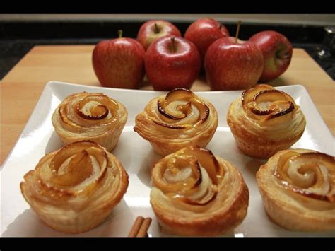 Baked Apple Roses How To Make A Rose Shaped Apple Tart Youtube