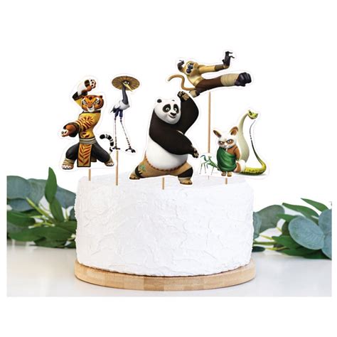 Cake Topper Picks Kung Fu Panda