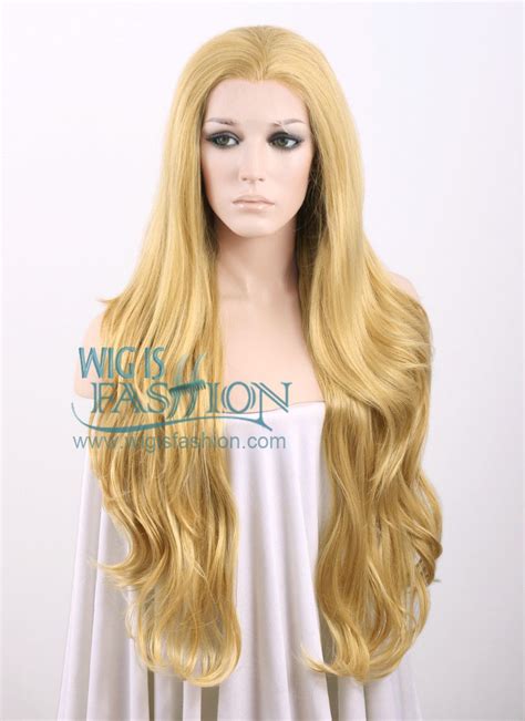 26 Long Curly Blonde Lace Front Synthetic Hair Wig Lf323 Blonde Lace