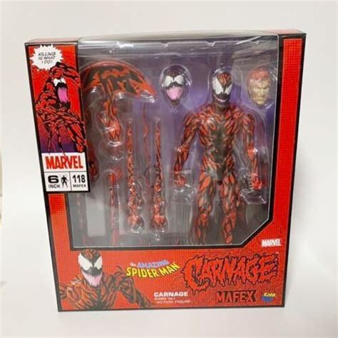 Medicom Toy Mafex No Amazing Spider Man Carnage Comic Ver Action