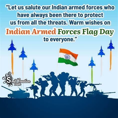 Indian Armed Forces Flag Day Pictures And Graphics For Different