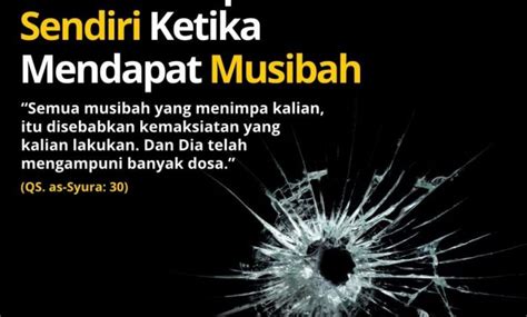 Poster Islami Ketika Musibah Dan Bencana Menghampiri Kita Kadang Yang