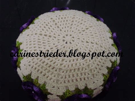 Carine Strieder Crochet Designer Porta Pratos Em Croch