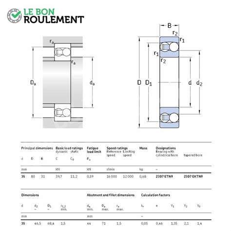 Roulement Billes Em Skf Le Bon Roulement