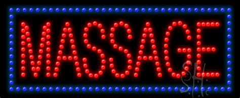 Massage Animated Led Sign Massage Led Signs Everything Neon