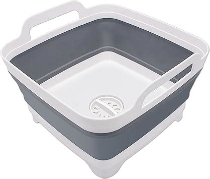 Amazon Goderewild 2 4 Gal 9L Collapsible Dish Basin With Drain