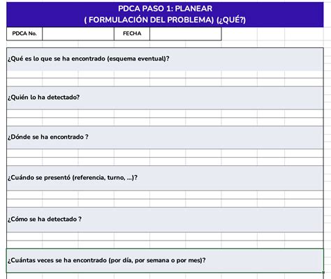 Formato Plantilla Excel Para Aplicar El Ciclo Phva De Porn Sex Picture